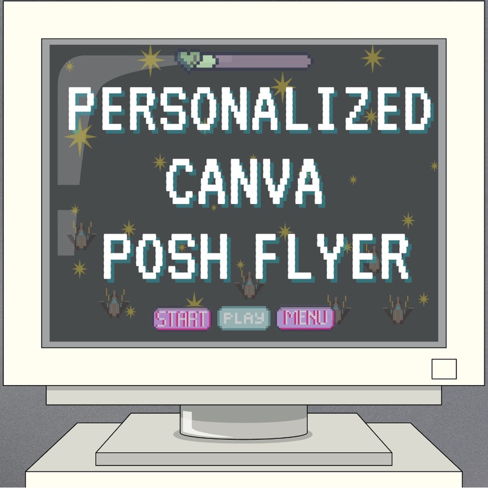Personalized Canva Posh Flyers FOR SALE